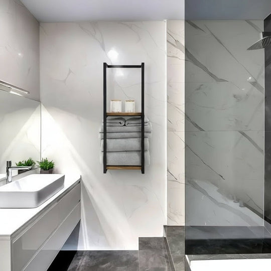 Væghåndklædeholder i Rustfrit Stål Design 5