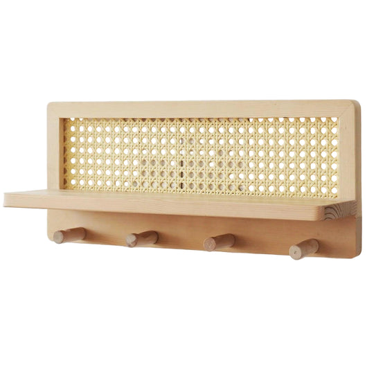 Væghylde i Rattan til Moderne Opbevaring 5