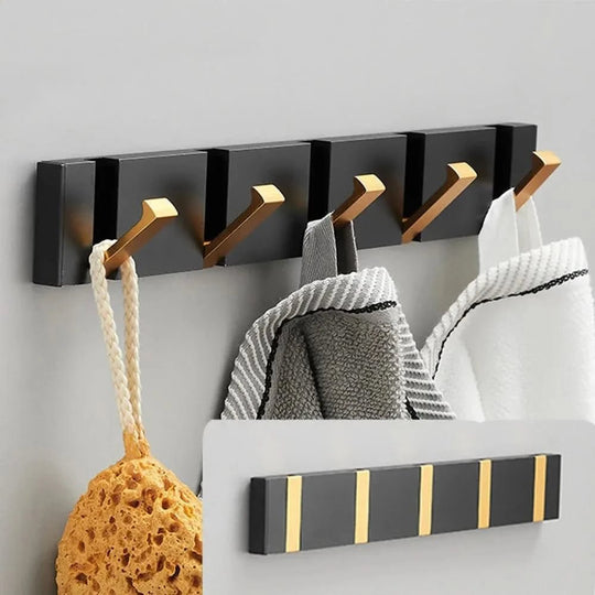 Vægkrog i Rustfrit Stål Foldbar Minimalistisk Design 1