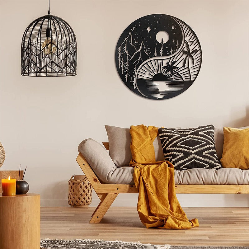 Vægkunst Livets Træ Dekorativ Metal Design til Hjemmeindretning 7