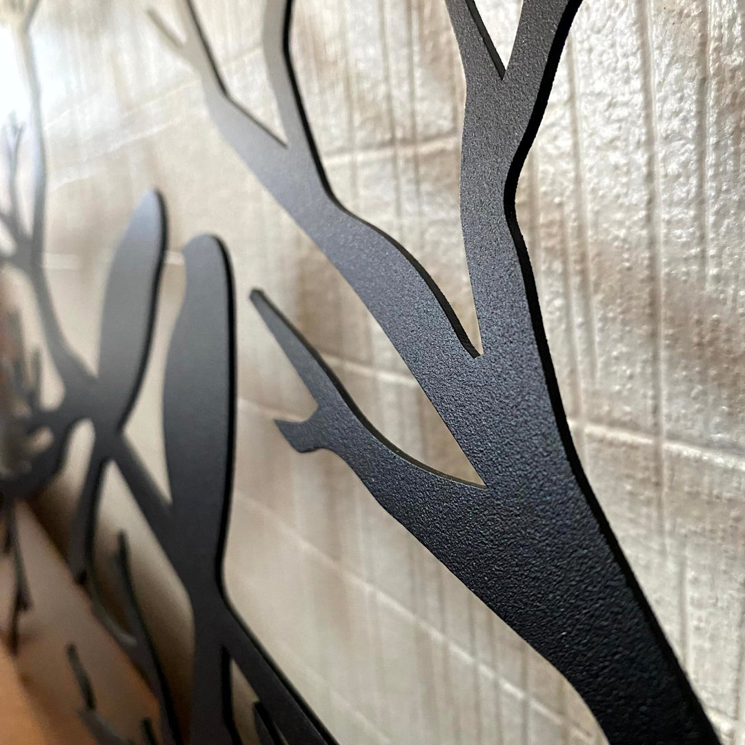Vægkunst med Fugle på Gren til Boligindretning - Naturligt Inspireret Design 5