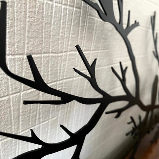 Vægkunst med Fugle på Gren til Boligindretning - Naturligt Inspireret Design 7