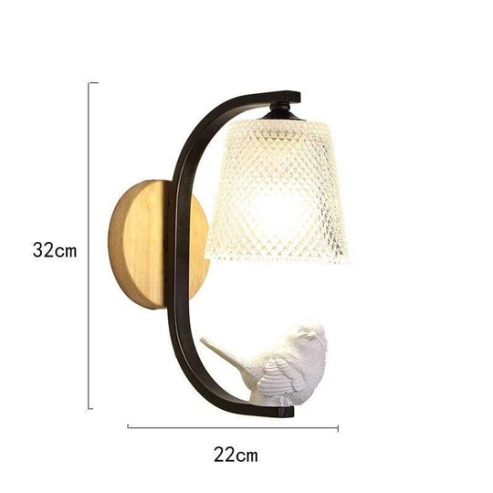 Væglampe Fugle Design Rustik Til Stue 5