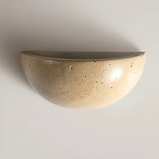 Væglampe Halvcirkelformet Wabi-Sabi Stil 1