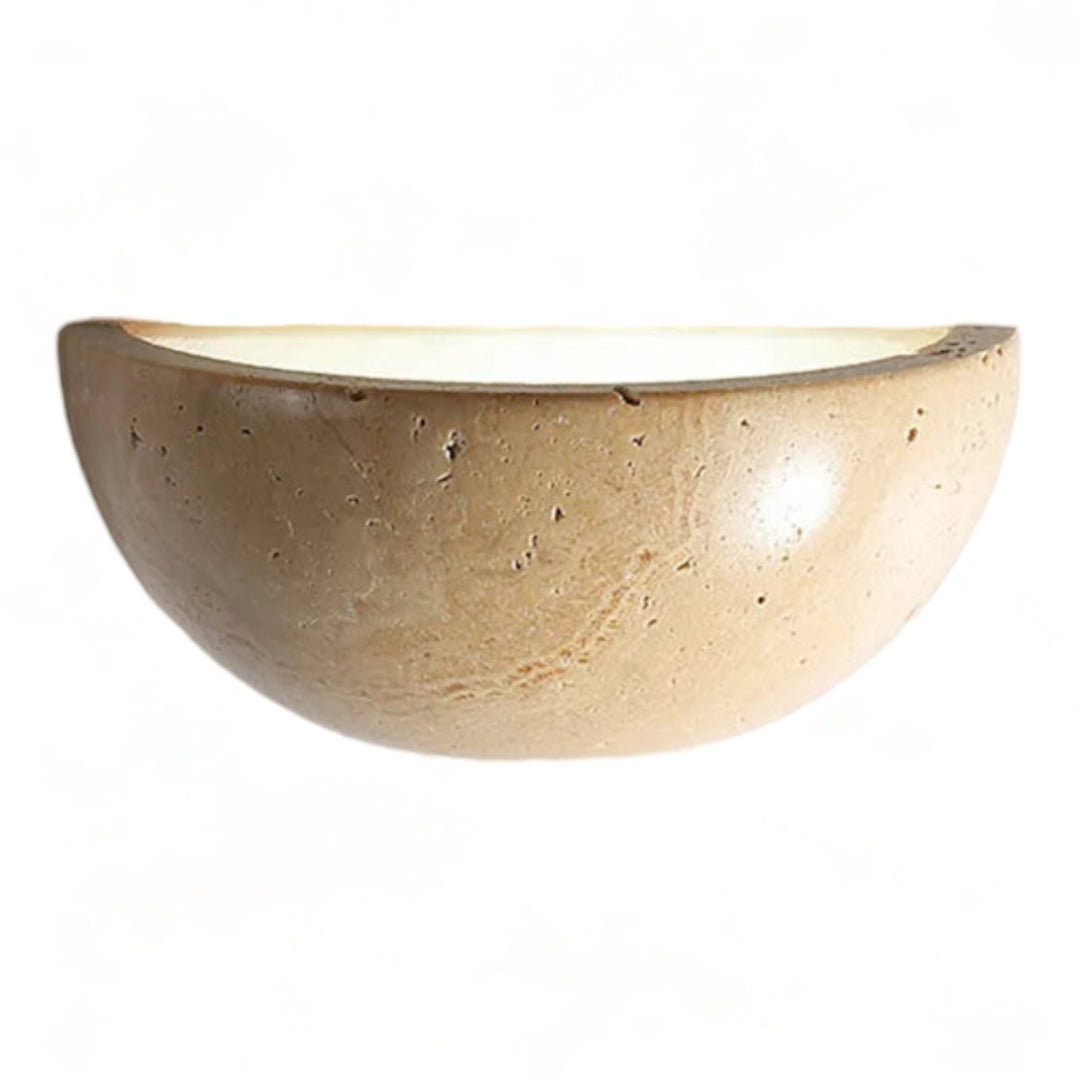 Væglampe Halvcirkelformet Wabi-Sabi Stil 3