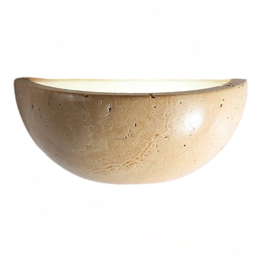 Væglampe Halvcirkelformet Wabi-Sabi Stil 3