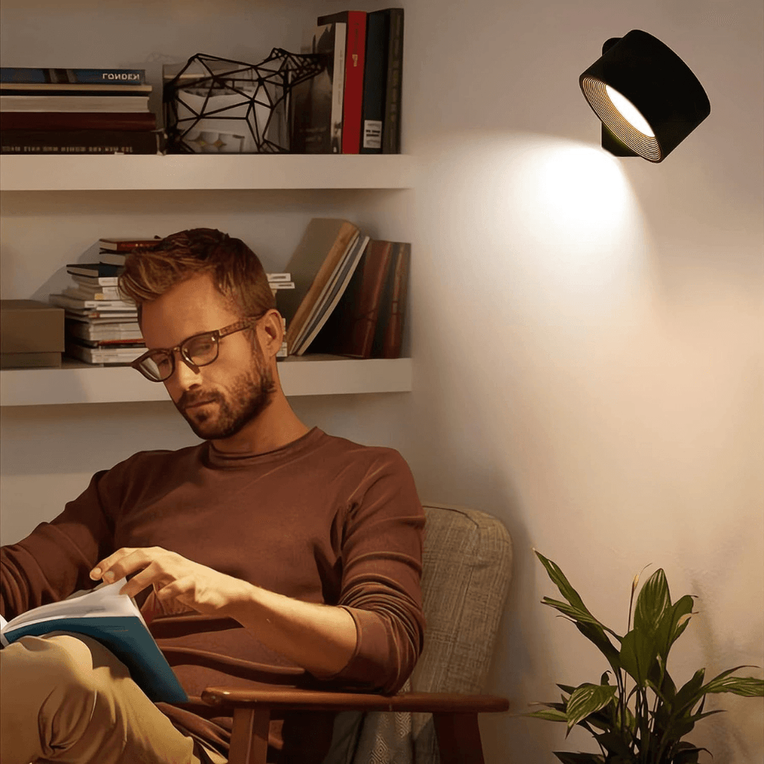 Væglampe Trådløs Justerbar 360° Moderne Design 3