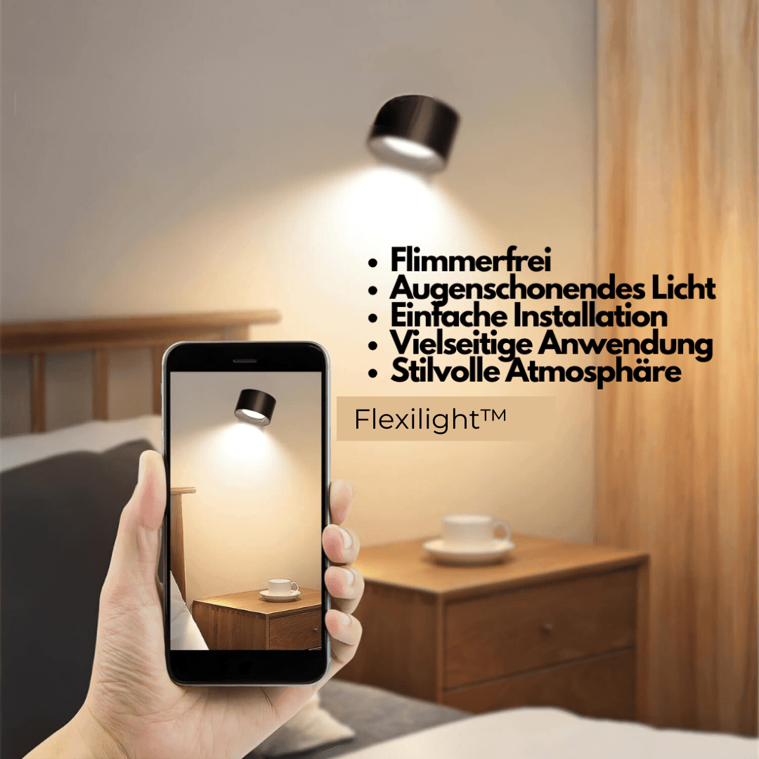 Væglampe Trådløs Justerbar 360° Moderne Design 5