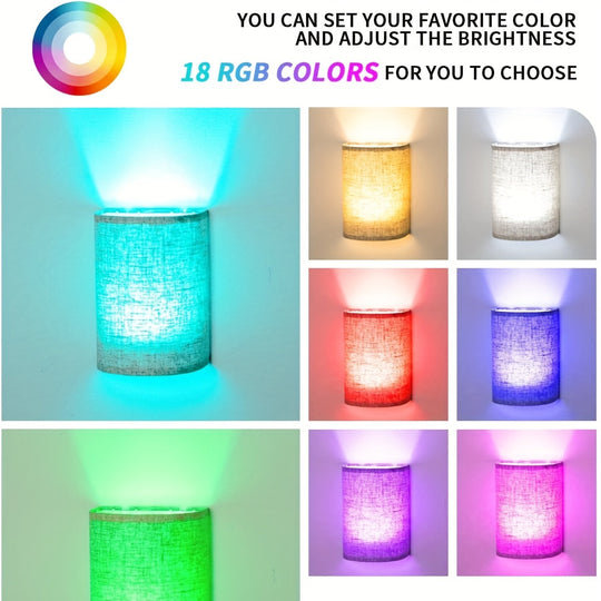 Væglampe Trådløs med Fjernbetjening til Stue og Soveværelse 4