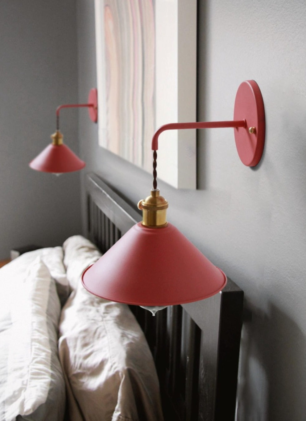 Væglampe i Vintage Stil med Farverigt Design 10