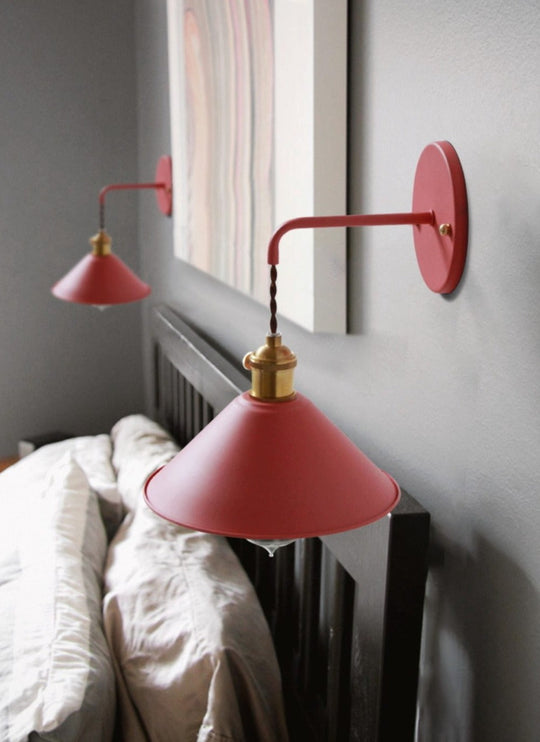 Væglampe i Vintage Stil med Farverigt Design 10