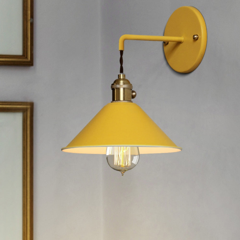 Væglampe i Vintage Stil med Farverigt Design 5