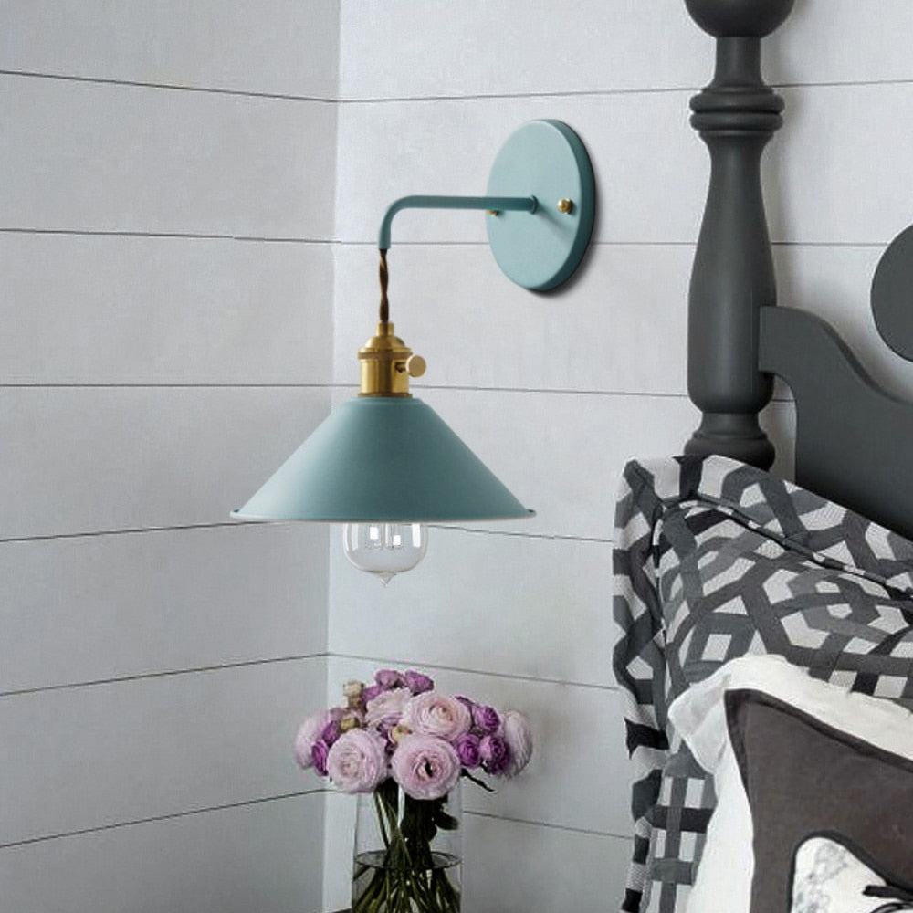 Væglampe i Vintage Stil med Farverigt Design 6