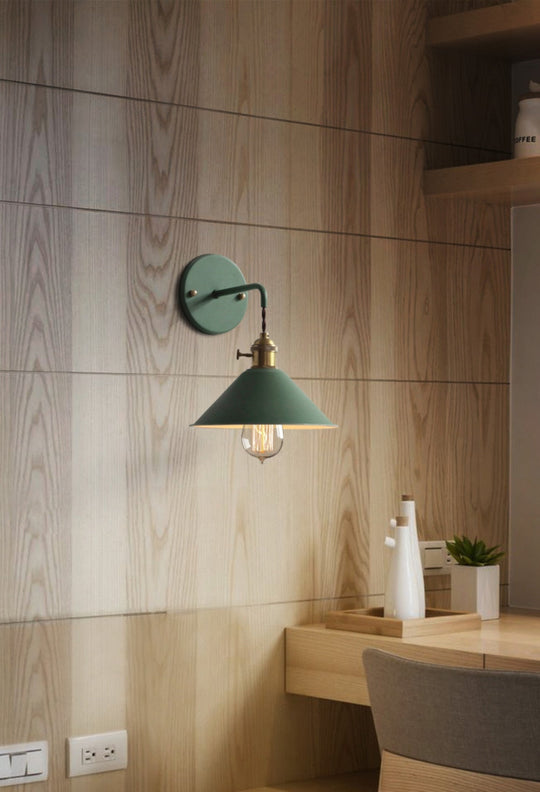 Væglampe i Vintage Stil med Farverigt Design 7