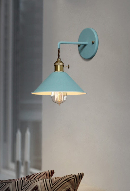 Væglampe i Vintage Stil med Farverigt Design 9