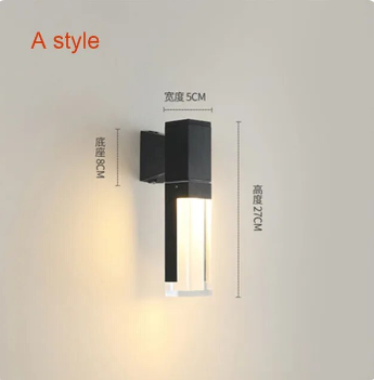Væglampe med Bevægelsessensor Moderne Design 0