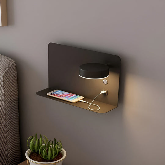 Væglampe med USB Oplader og Tre Lysfarver 1