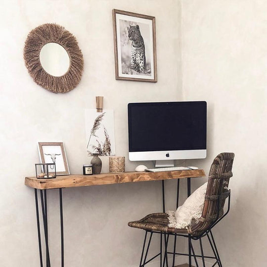 Vægspejl med Hamp Reb Boho Sti 4