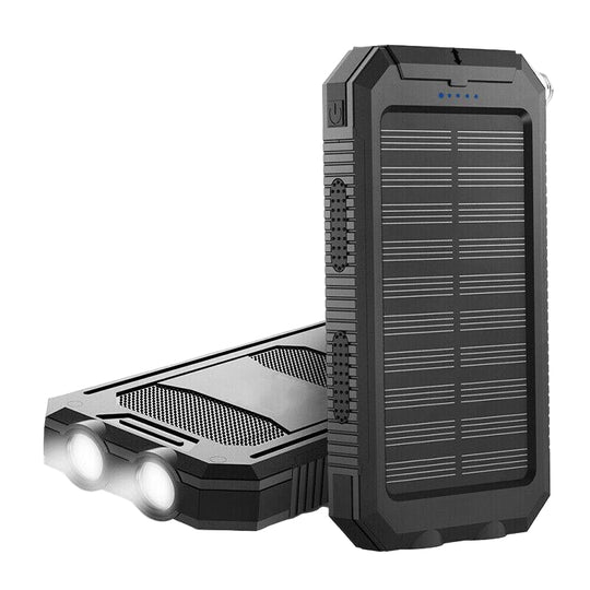 Vandtæt Solenergibank med Dobbelte USB-porte 0