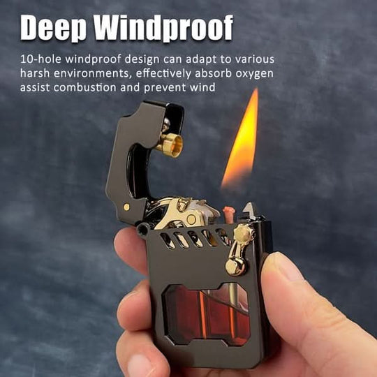 Vindtæt Lighter med Gearmekanisme 6