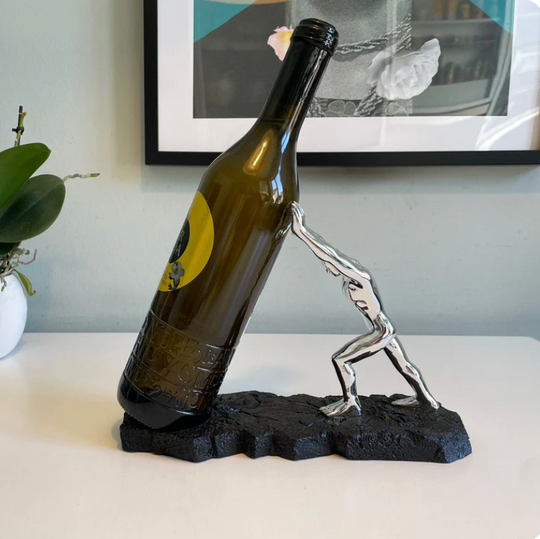 Vinflaskeholder i Metal Kreativ Design til Hjemmet 2