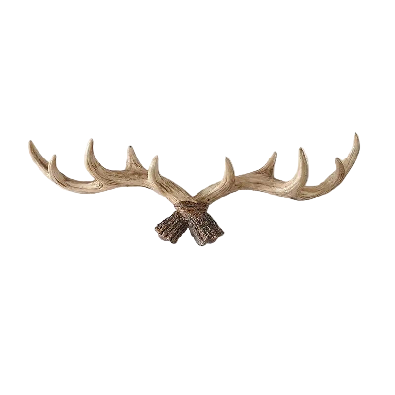 Vintage Antler Coat Rack Retro Design for Home Entryway 0