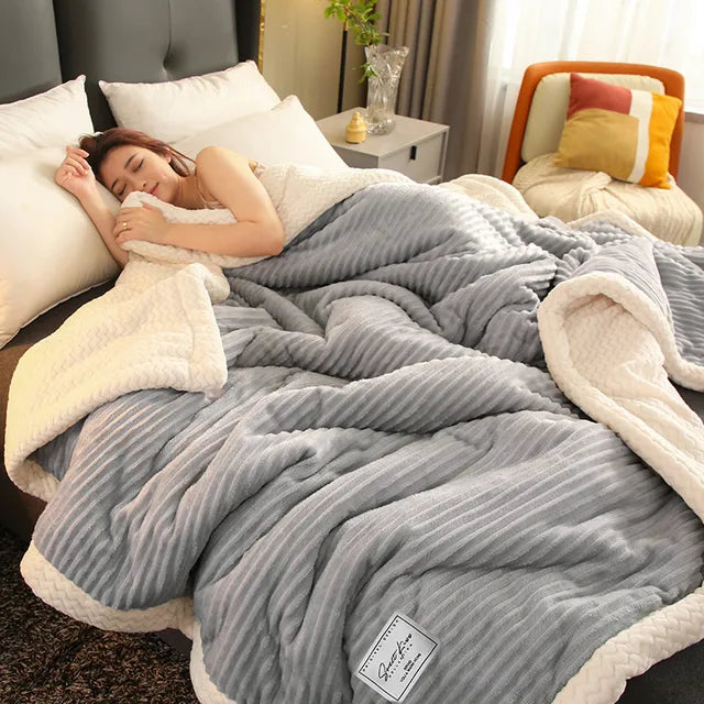 Vinter Fleece Tæppe til Komfort og Hygge 9
