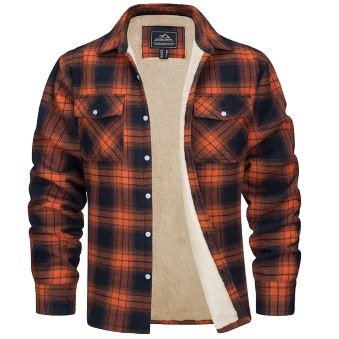 Vinterjakke Dame Fleecefodret Rutig Design til Kolde Dage 0