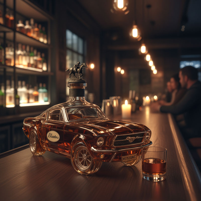 Whisky Karaffel Mustang Bilformet 1