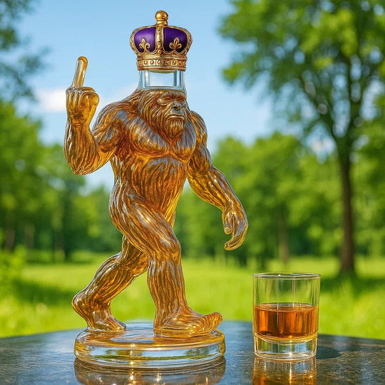 Whisky Karaffel med Bigfoot Design 0