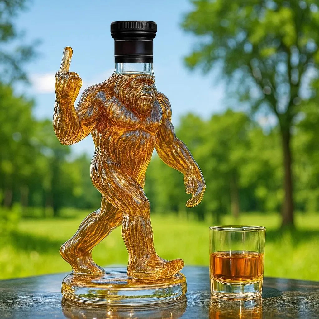Whisky Karaffel med Bigfoot Design 1