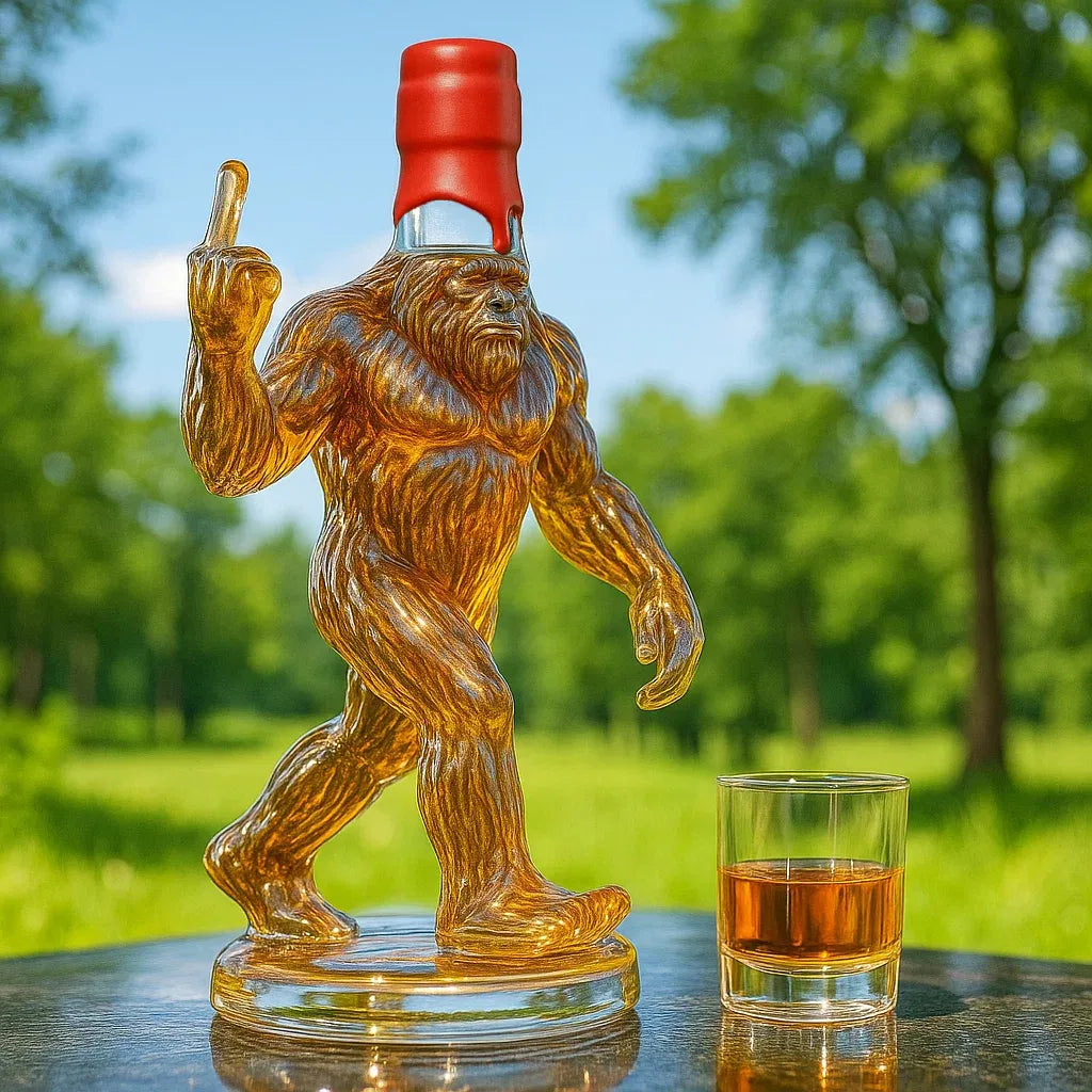 Whisky Karaffel med Bigfoot Design 2