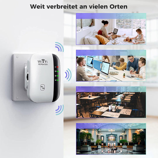 WiFi Signalforstærker Høj Rækkevidde til Hjem og Kontor 6