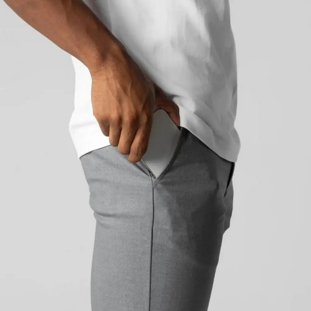 Slim fit forretningsbukser til mænd