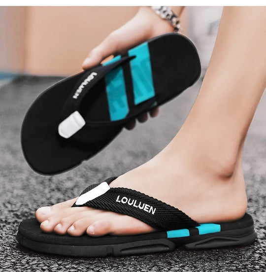 Skridsikre strandtøfler til mænd