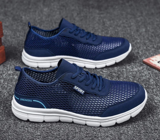 Letvægts sneakers i mesh til mænd