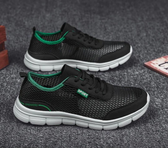 Letvægts sneakers i mesh til mænd