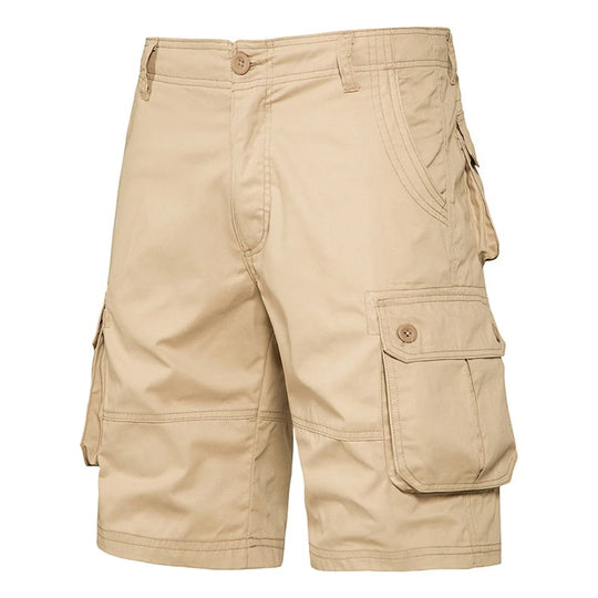 Cargo-shorts i bomuld til mænd