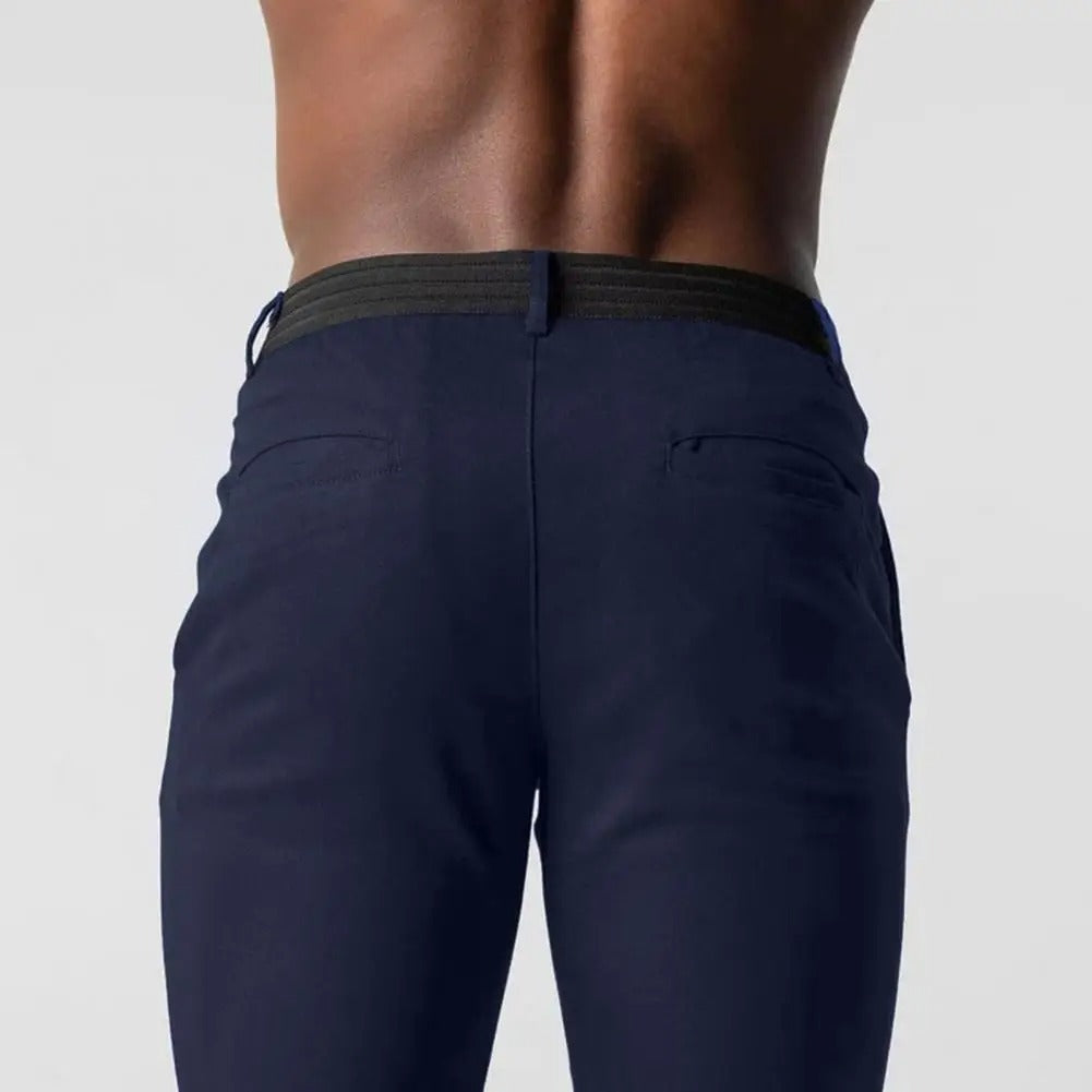 Slim fit forretningsbukser til mænd