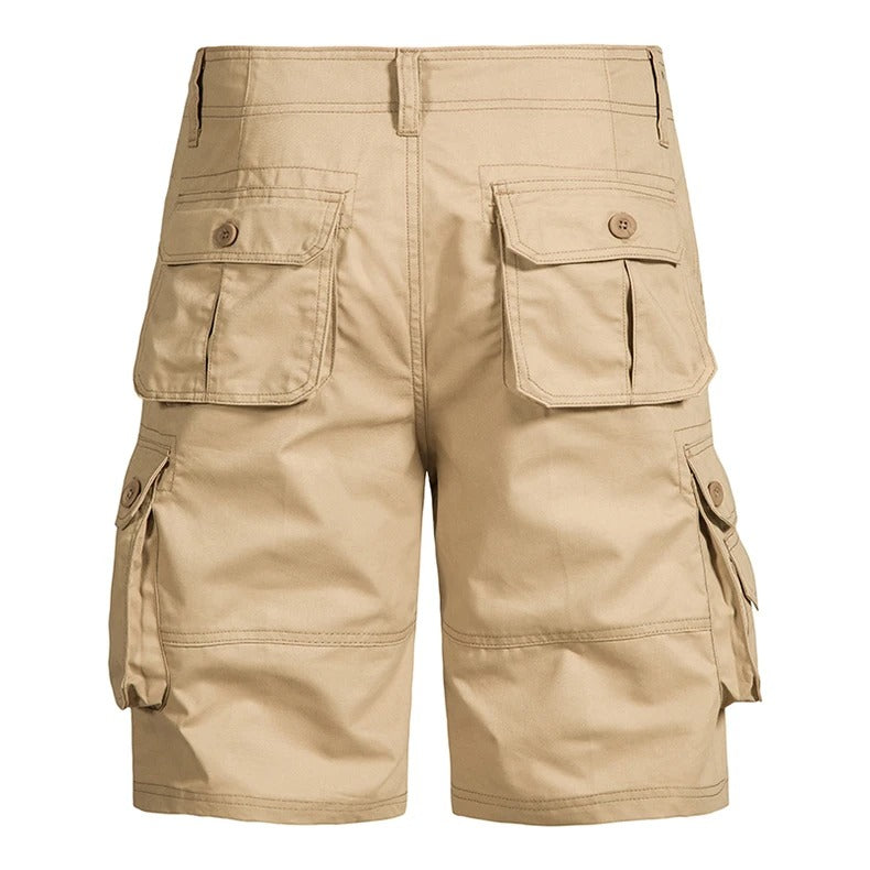 Cargo-shorts i bomuld til mænd