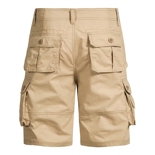 Cargo-shorts i bomuld til mænd