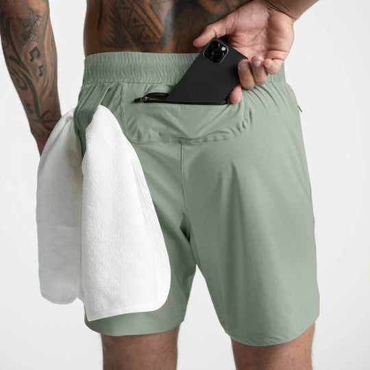 Hurtigtørrende sportsshorts til mænd