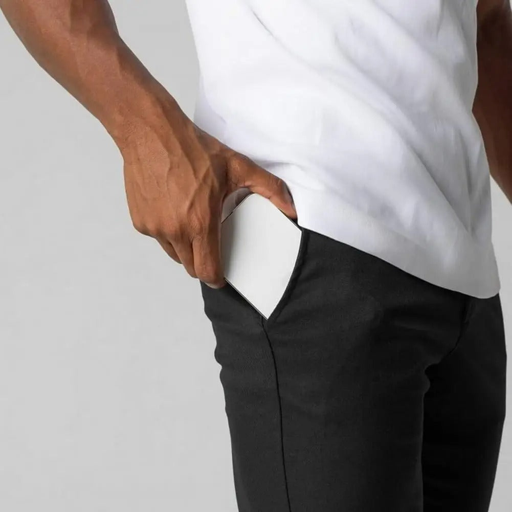Slim fit forretningsbukser til mænd