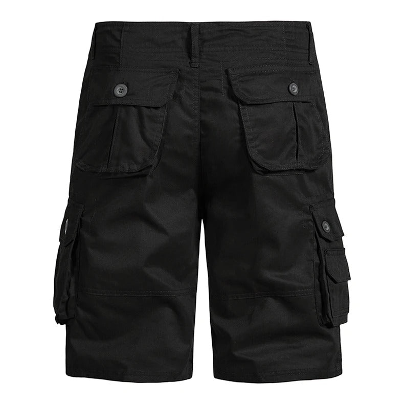 Cargo-shorts i bomuld til mænd