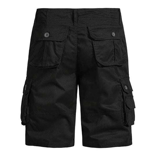Cargo-shorts i bomuld til mænd