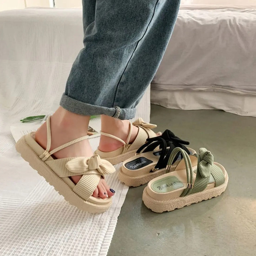Sommer-sandaler med platform til kvinder