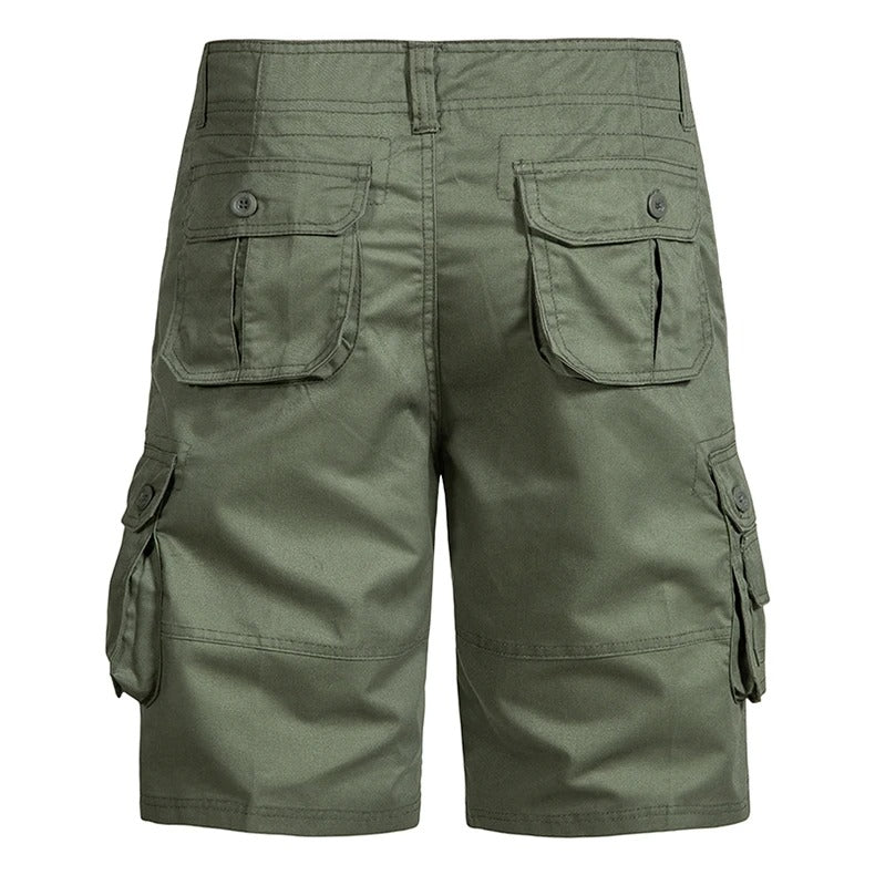 Cargo-shorts i bomuld til mænd