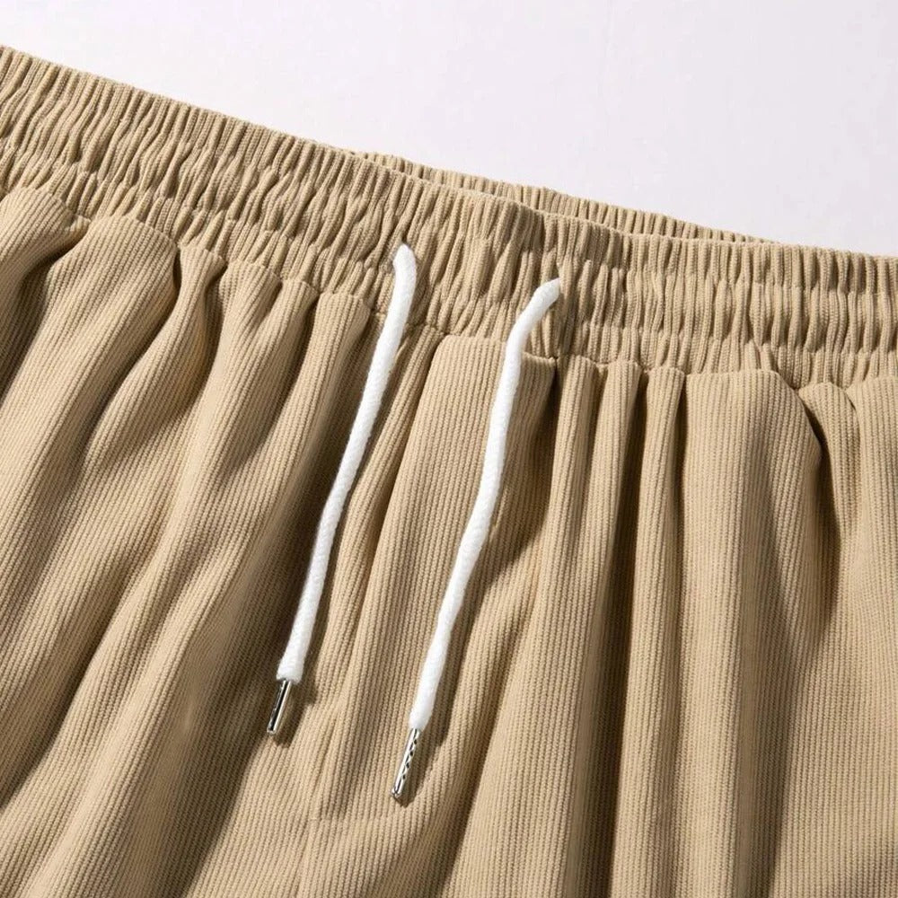 Casual shorts i fløjl til mænd