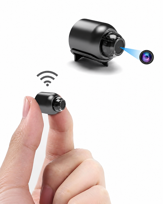 Overvågningskamera Indendørs Med App - Trådløst WiFi Kamera Til Videoovervågning 1080P
