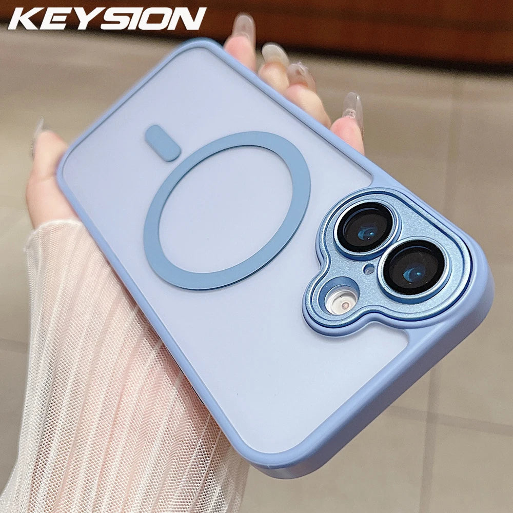 iPhone 17 Magnetisk Etui Gennemsigtig Design 0